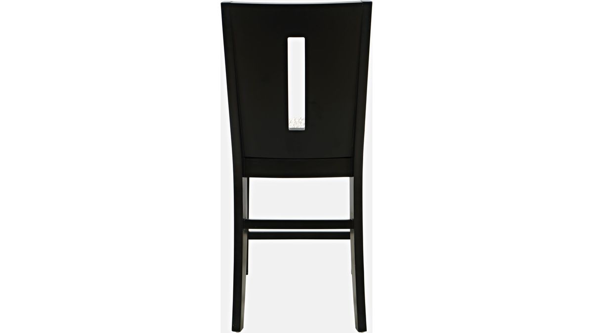 Jofran Urban Icon Slotback Counter Height Stool in Black (Set of 2) - Holmwood's Furniture & Design Center (Somersworth, NH)