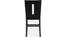 Jofran Urban Icon Slotback Counter Height Stool in Black (Set of 2) - Holmwood's Furniture & Design Center (Somersworth, NH)
