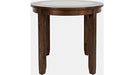 Jofran Urban Icon 42" Round Counter Height Dining Table in Merlot - Holmwood's Furniture & Design Center (Somersworth, NH)