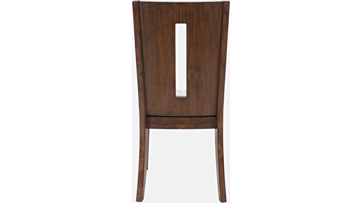 Jofran Urban Icon Slotback Chair in Merlot (Set of 2) - Holmwood's Furniture & Design Center (Somersworth, NH)