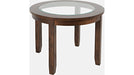 Jofran Urban Icon 42" Round Dining Table in Merlot - Holmwood's Furniture & Design Center (Somersworth, NH)