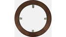 Jofran Urban Icon 42" Round Dining Table in Merlot - Holmwood's Furniture & Design Center (Somersworth, NH)