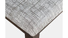 Jofran Urban Icon Upholstered Bench in Merlot - Holmwood's Furniture & Design Center (Somersworth, NH)