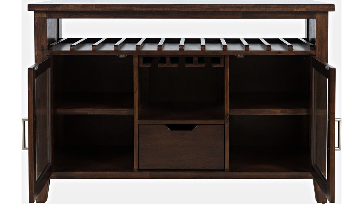 Jofran Urban Icon Server in Merlot - Holmwood's Furniture & Design Center (Somersworth, NH)