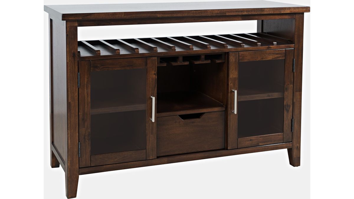 Jofran Urban Icon Server in Merlot - Holmwood's Furniture & Design Center (Somersworth, NH)