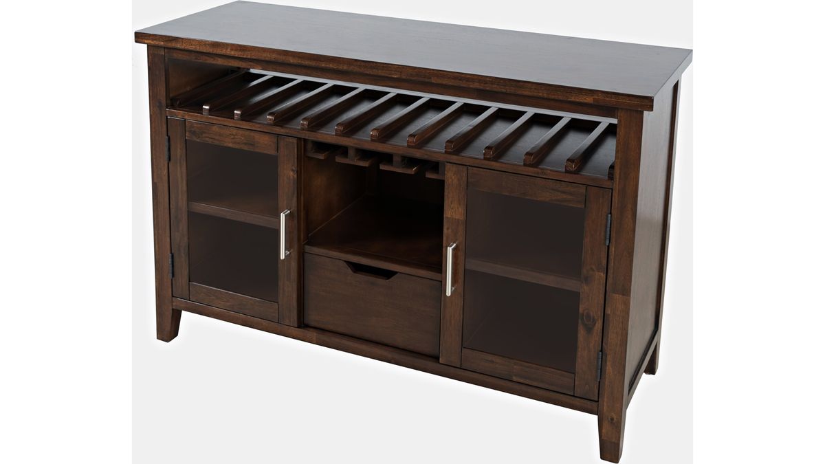 Jofran Urban Icon Server in Merlot - Holmwood's Furniture & Design Center (Somersworth, NH)