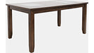 Jofran Urban Icon Extension Dining Table in Merlot - Holmwood's Furniture & Design Center (Somersworth, NH)