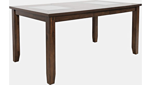 Jofran Urban Icon Extension Dining Table in Merlot - Holmwood's Furniture & Design Center (Somersworth, NH)