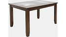 Jofran Urban Icon Extension Dining Table in Merlot - Holmwood's Furniture & Design Center (Somersworth, NH)