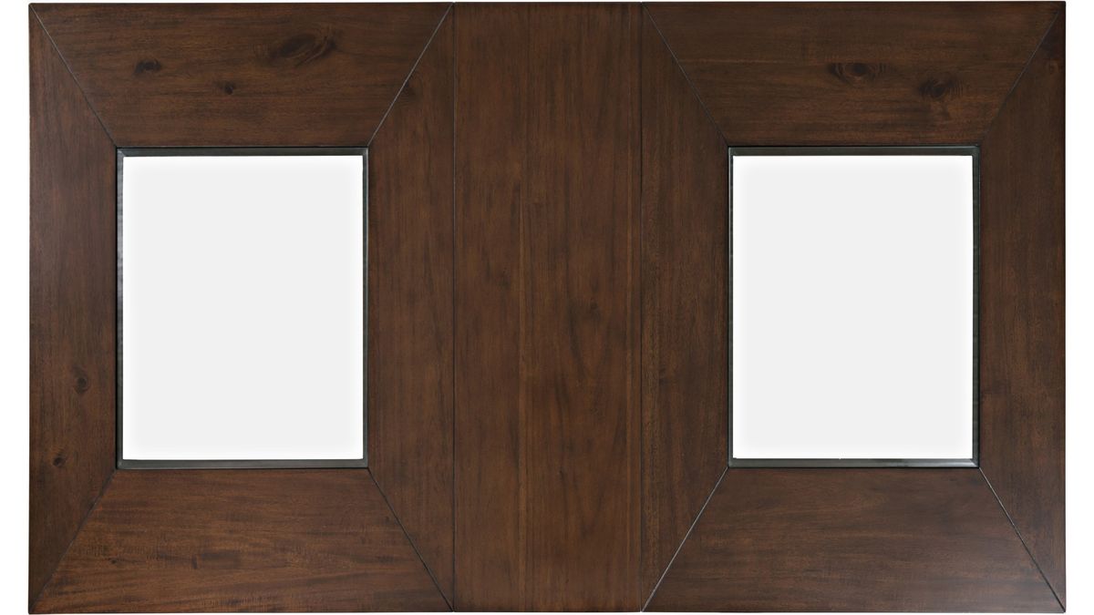Jofran Urban Icon Extension Dining Table in Merlot - Holmwood's Furniture & Design Center (Somersworth, NH)