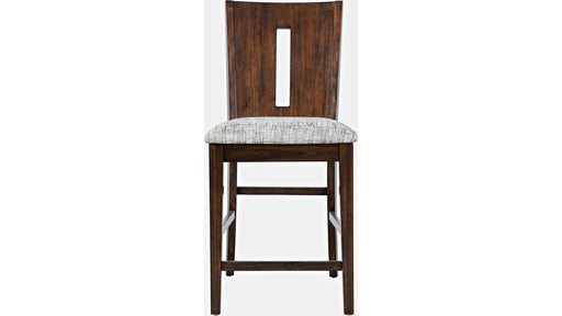 Jofran Urban Icon Slotback Counter Height Stool in Merlot (Set of 2) - Holmwood's Furniture & Design Center (Somersworth, NH)
