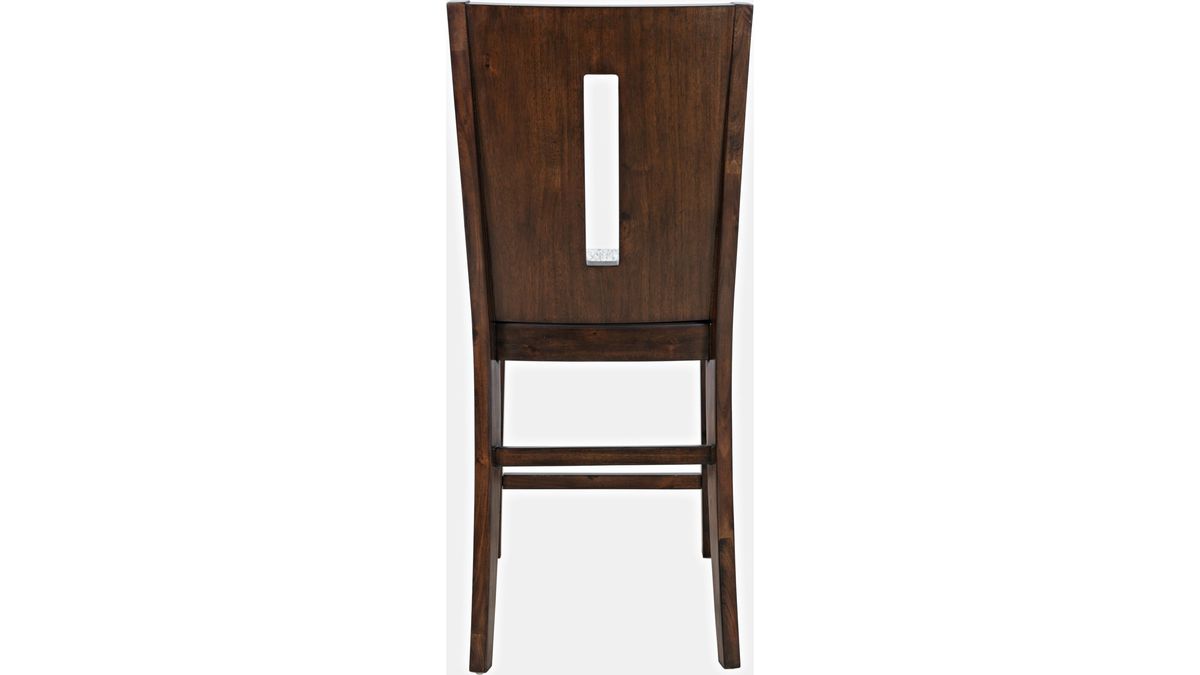 Jofran Urban Icon Slotback Counter Height Stool in Merlot (Set of 2) - Holmwood's Furniture & Design Center (Somersworth, NH)