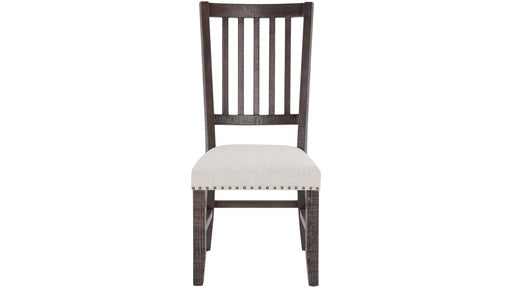 Jofran Willow Creek Slatback Chair in Cream/Rich Distressed (Set of 2) - Holmwood's Furniture & Design Center (Somersworth, NH)