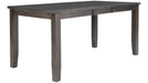 Jofran Willow Creek Extension Counter Height Table in Rich Distressed - Holmwood's Furniture & Design Center (Somersworth, NH)