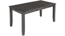 Jofran Willow Creek Extension Counter Height Table in Rich Distressed - Holmwood's Furniture & Design Center (Somersworth, NH)