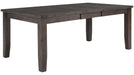 Jofran Willow Creek Extension Dining Table in Rich Distressed - Holmwood's Furniture & Design Center (Somersworth, NH)