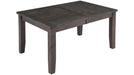 Jofran Willow Creek Extension Dining Table in Rich Distressed - Holmwood's Furniture & Design Center (Somersworth, NH)