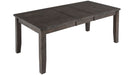 Jofran Willow Creek Extension Dining Table in Rich Distressed - Holmwood's Furniture & Design Center (Somersworth, NH)