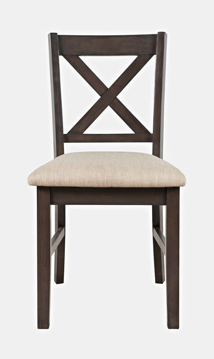 Jofran Hobson X-Back Chair in Grey image