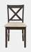 Jofran Hobson X-Back Chair in Grey image