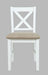 Jofran Hobson X-Back Chair in White image
