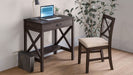 Jofran Hobson X-Back Chair in Grey - Holmwood's Furniture & Design Center (Somersworth, NH)