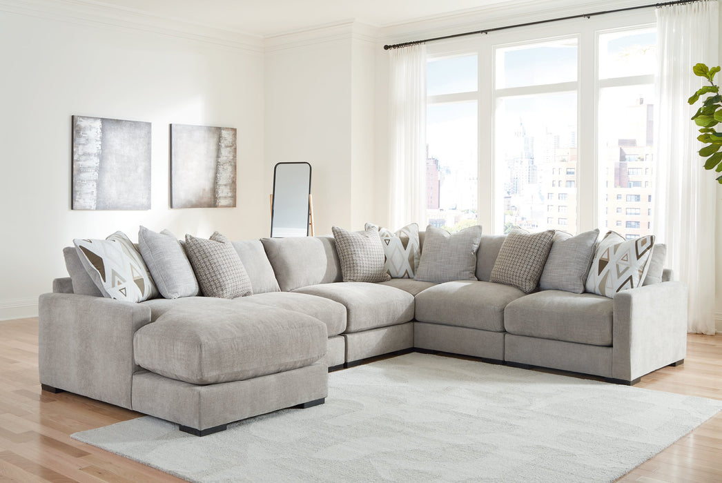 Aslan Court Sectional with Chaise - Holmwood's Furniture & Design Center (Somersworth, NH)