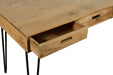Jofran Rollins 52" Solid Hardwood Modern Counter Dining Table with Storage in Light Brown - Holmwood's Furniture & Design Center (Somersworth, NH)