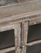 Jofran Rustic Shores 70" Coastal Distressed Acacia Six-Door Sideboard Cabinet in Grey Wash - Holmwood's Furniture & Design Center (Somersworth, NH)