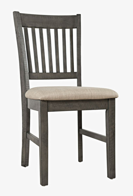 Jofran Rustic Shores Coastal Style Upholstered Desk Chair in Stone - Holmwood's Furniture & Design Center (Somersworth, NH)