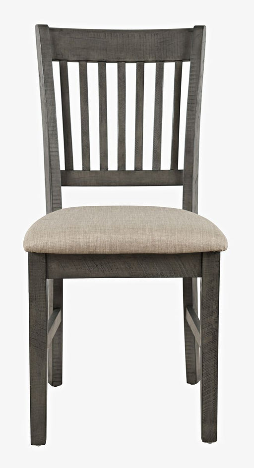 Jofran Rustic Shores Coastal Style Upholstered Desk Chair in Stone image