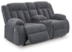 Observation Power Reclining Loveseat with Console - Holmwood's Furniture & Design Center (Somersworth, NH)