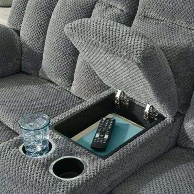 Observation Power Reclining Loveseat with Console - Holmwood's Furniture & Design Center (Somersworth, NH)