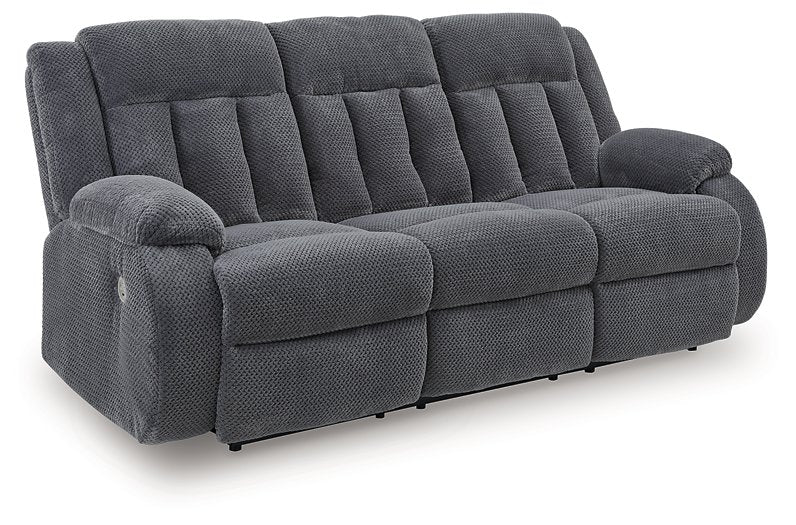 Observation Power Reclining Sofa with Drop Down Table - Holmwood's Furniture & Design Center (Somersworth, NH)