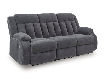 Observation Power Reclining Sofa with Drop Down Table - Holmwood's Furniture & Design Center (Somersworth, NH)