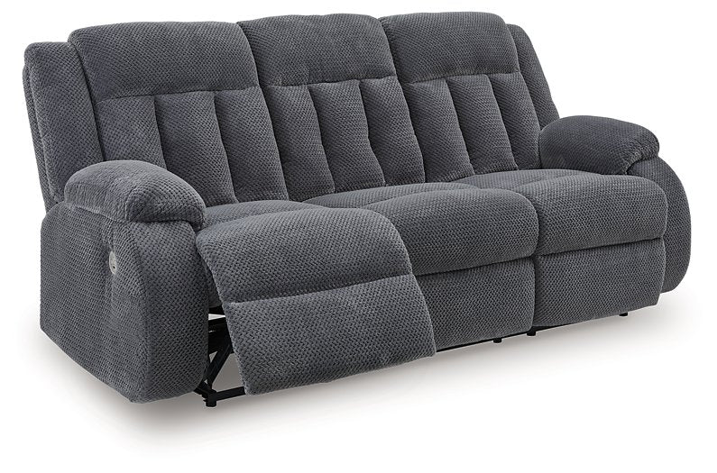 Observation Power Reclining Sofa with Drop Down Table - Holmwood's Furniture & Design Center (Somersworth, NH)