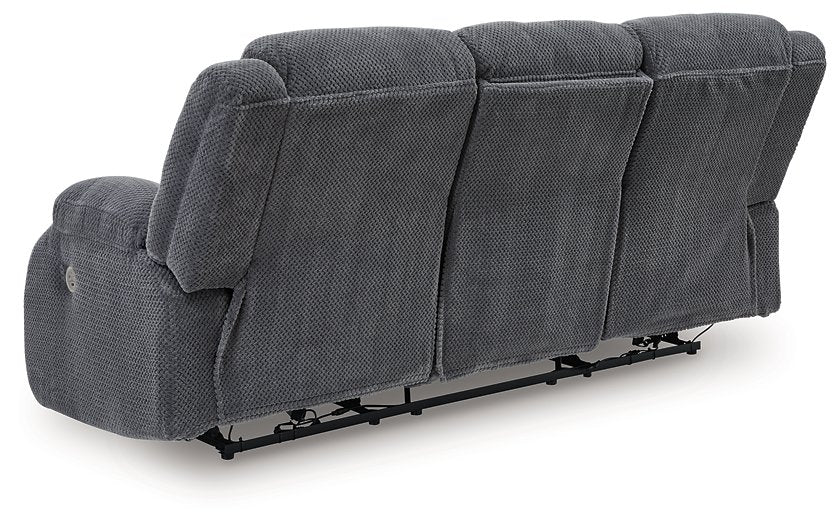 Observation Power Reclining Sofa with Drop Down Table - Holmwood's Furniture & Design Center (Somersworth, NH)