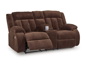 Observation Power Reclining Loveseat with Console - Holmwood's Furniture & Design Center (Somersworth, NH)