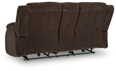 Observation Power Reclining Loveseat with Console - Holmwood's Furniture & Design Center (Somersworth, NH)