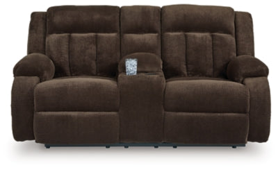Observation Power Reclining Loveseat with Console - Holmwood's Furniture & Design Center (Somersworth, NH)