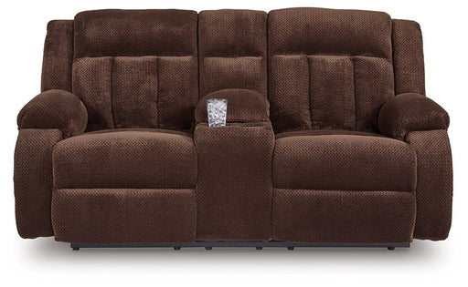 Observation Power Reclining Loveseat with Console - Holmwood's Furniture & Design Center (Somersworth, NH)