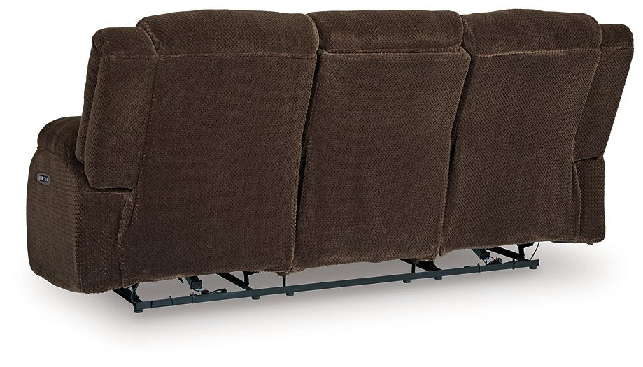Observation Power Reclining Sofa with Drop Down Table - Holmwood's Furniture & Design Center (Somersworth, NH)