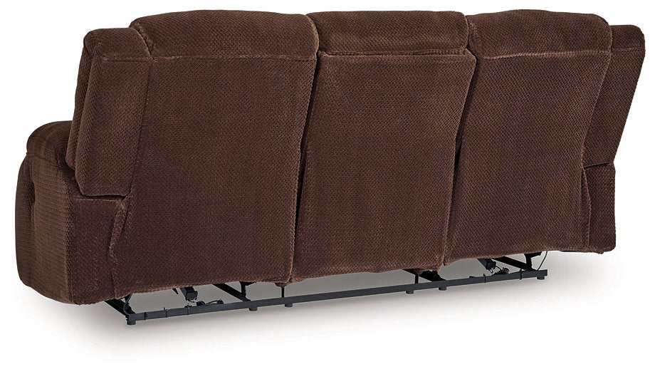 Observation Power Reclining Sofa with Drop Down Table - Holmwood's Furniture & Design Center (Somersworth, NH)