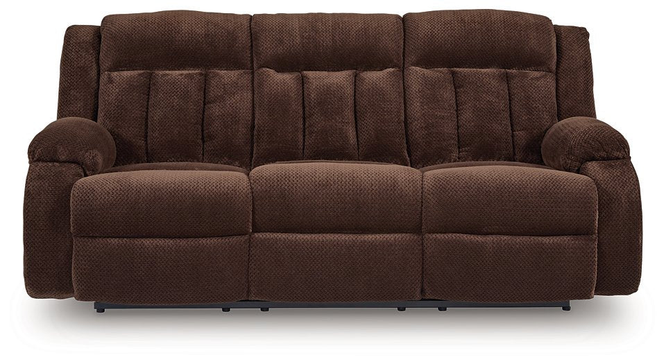 Observation Power Reclining Sofa with Drop Down Table - Holmwood's Furniture & Design Center (Somersworth, NH)