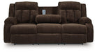 Observation Power Reclining Sofa with Drop Down Table - Holmwood's Furniture & Design Center (Somersworth, NH)