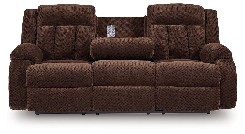 Observation Power Reclining Sofa with Drop Down Table - Holmwood's Furniture & Design Center (Somersworth, NH)