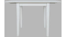 Jofran Eastern Tides Drop Leaf Dining Table in Blanc image