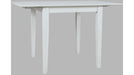 Jofran Eastern Tides Drop Leaf Dining Table in Blanc - Holmwood's Furniture & Design Center (Somersworth, NH)