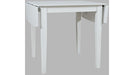 Jofran Eastern Tides Drop Leaf Dining Table in Blanc - Holmwood's Furniture & Design Center (Somersworth, NH)