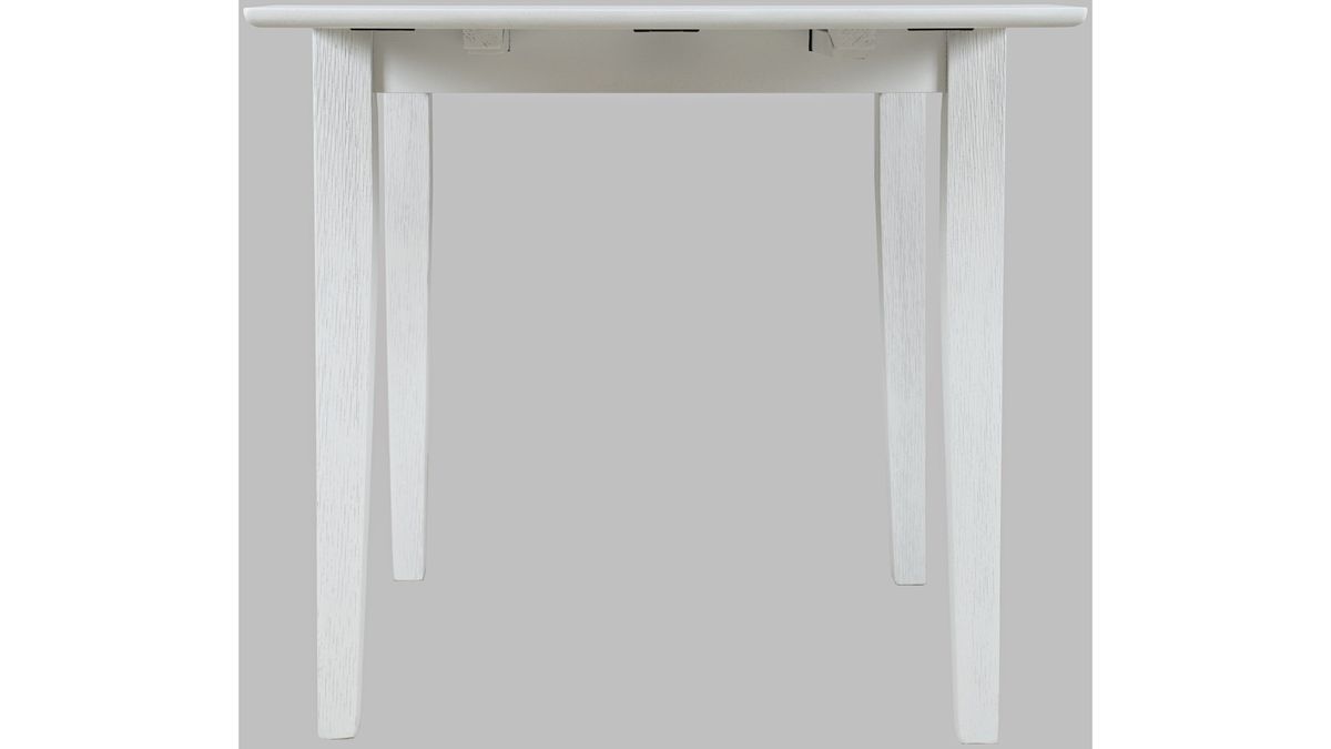 Jofran Eastern Tides Drop Leaf Dining Table in Blanc - Holmwood's Furniture & Design Center (Somersworth, NH)